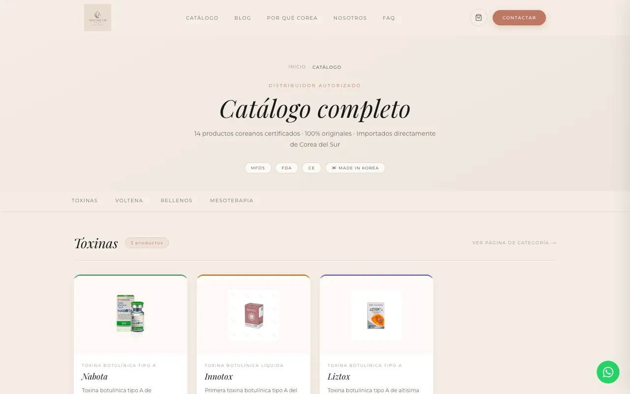 Full catalog by category.