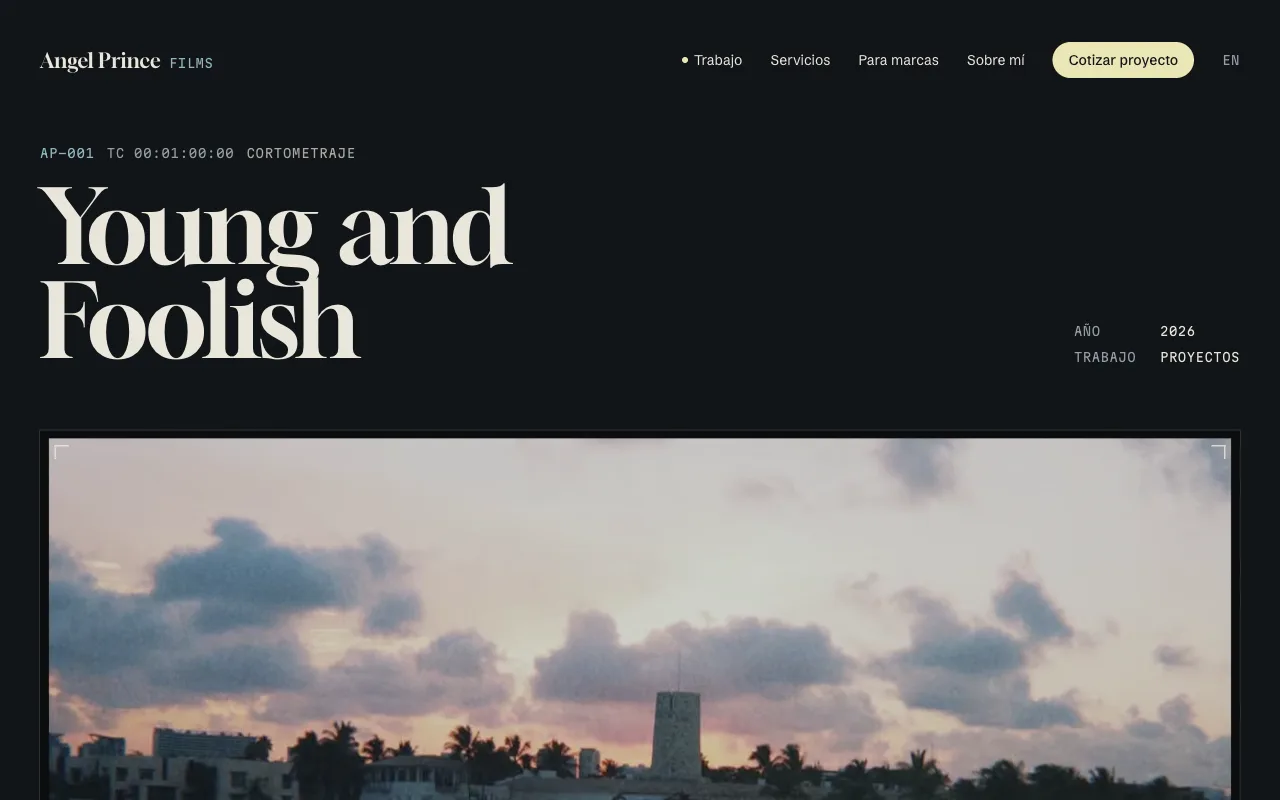 Project page: Young and Foolish, a short film.